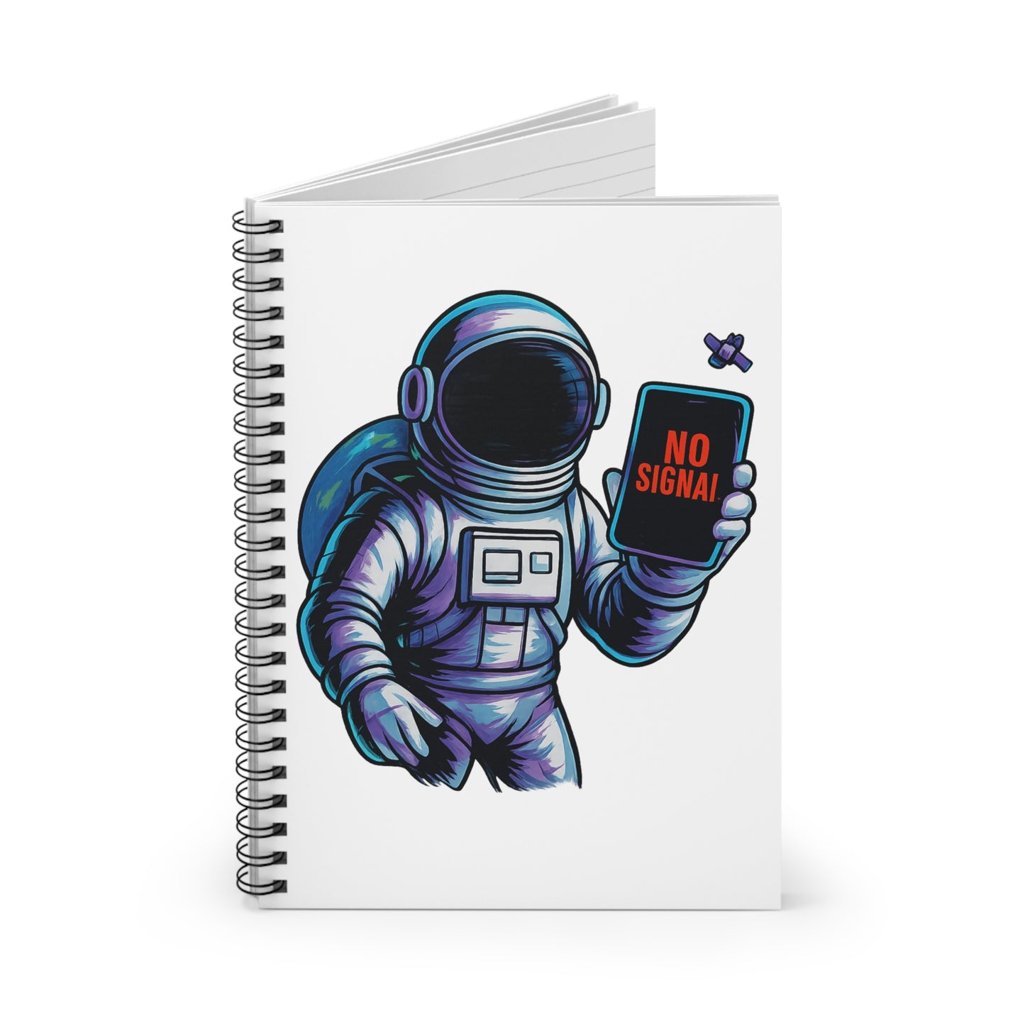 Astronaut Spiral Notebook