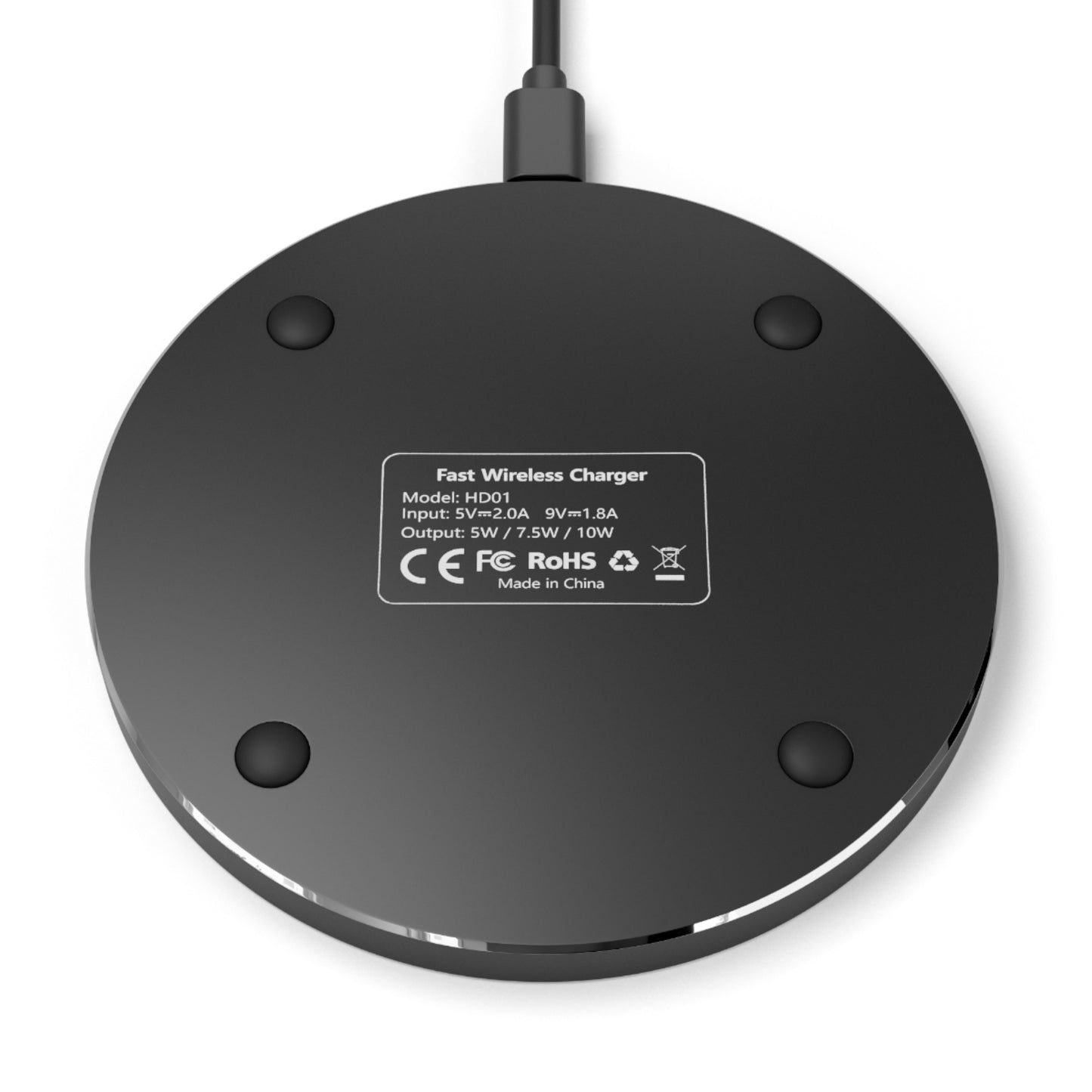 Futuristic Wireless Charger with System Override Design