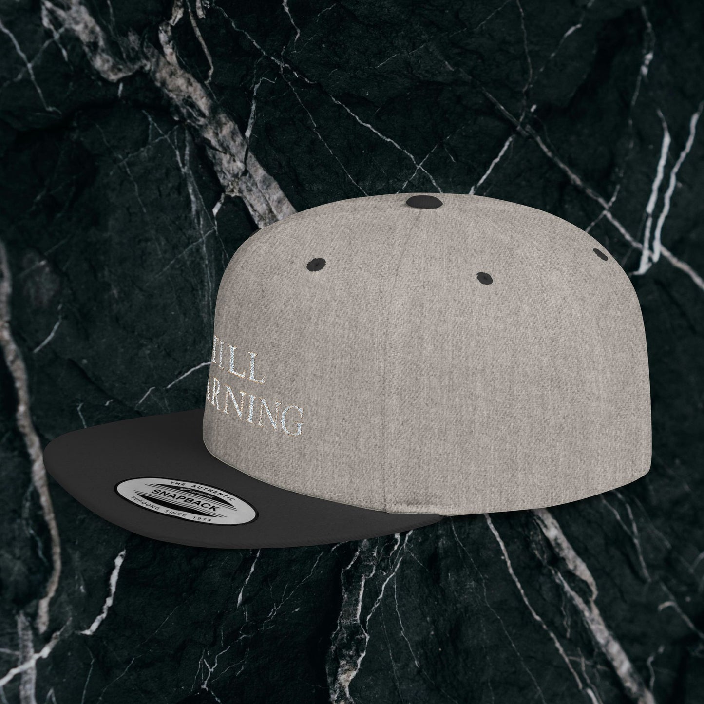 Flat Bill Snapback Hat