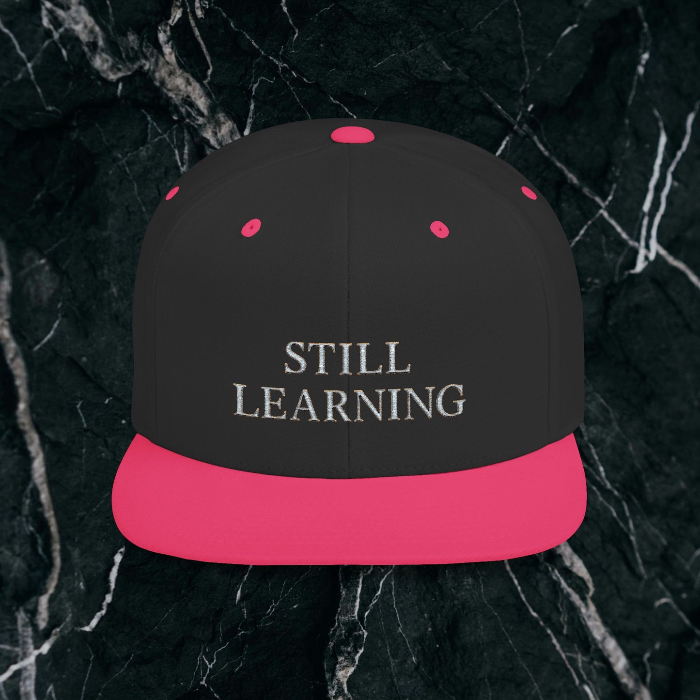 Flat Bill Snapback Hat