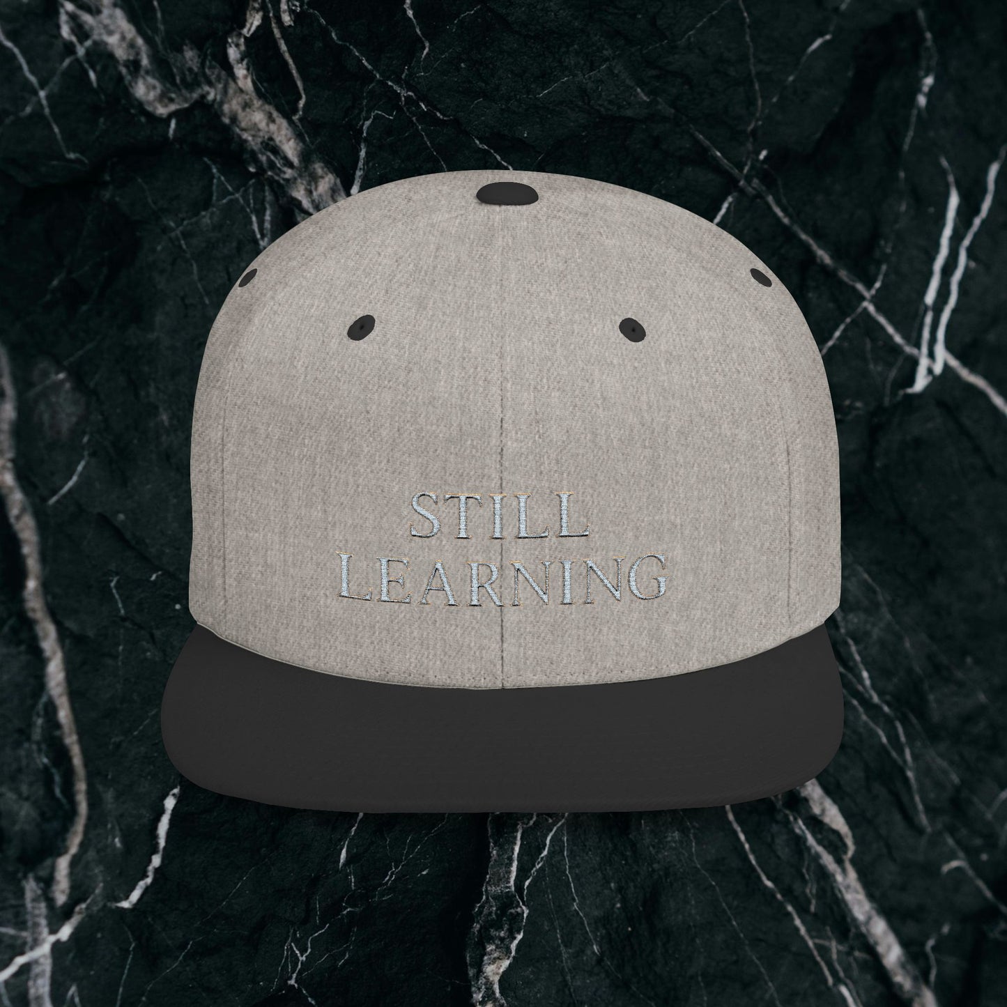 Flat Bill Snapback Hat