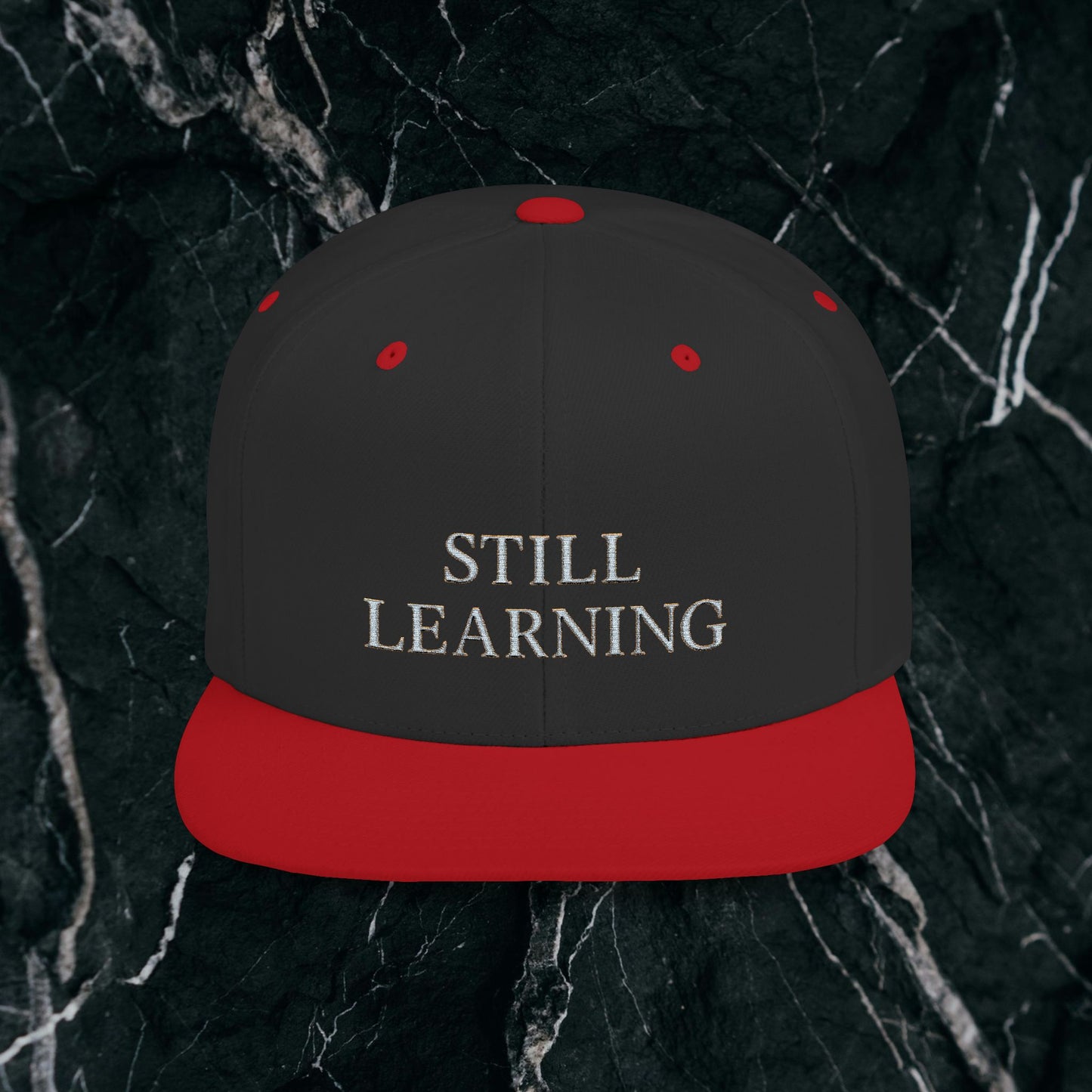 Flat Bill Snapback Hat