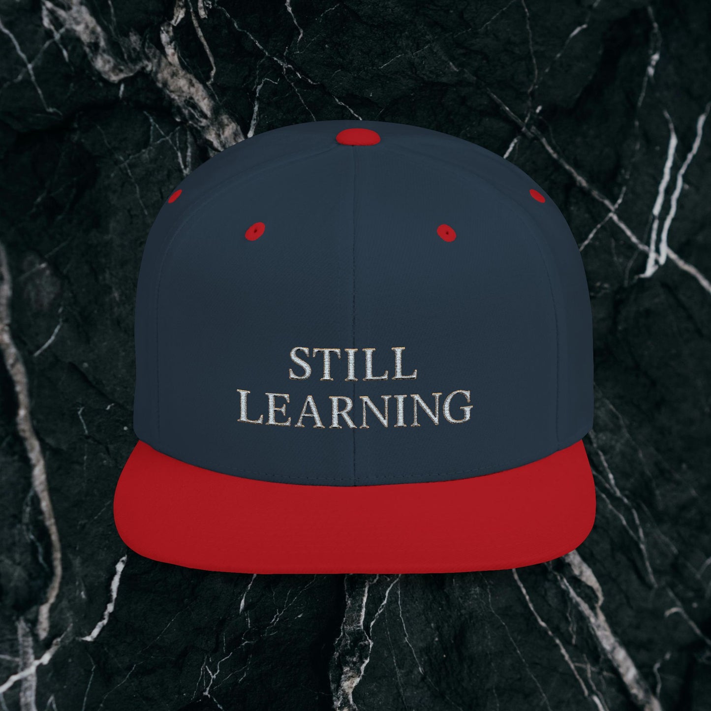 Flat Bill Snapback Hat
