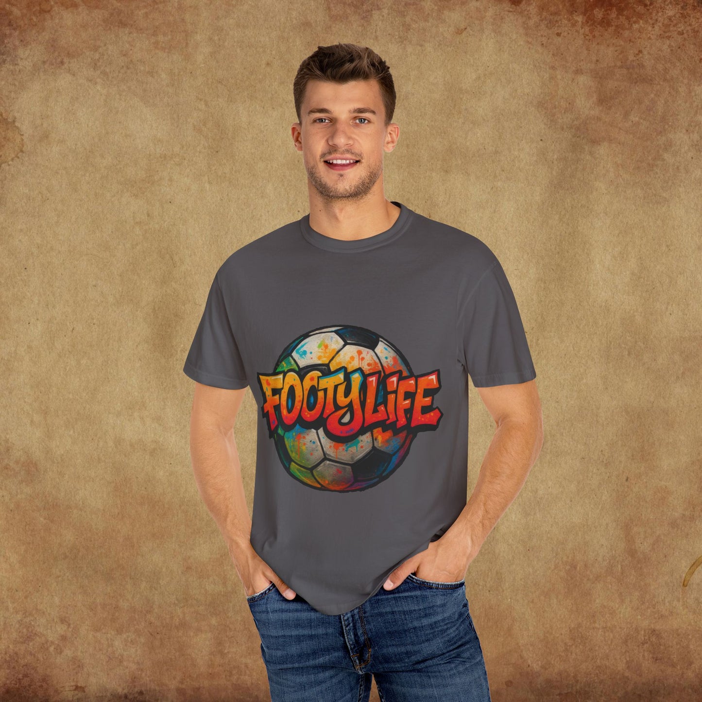 Footy Life Unisex Garment-Dyed T-Shirt