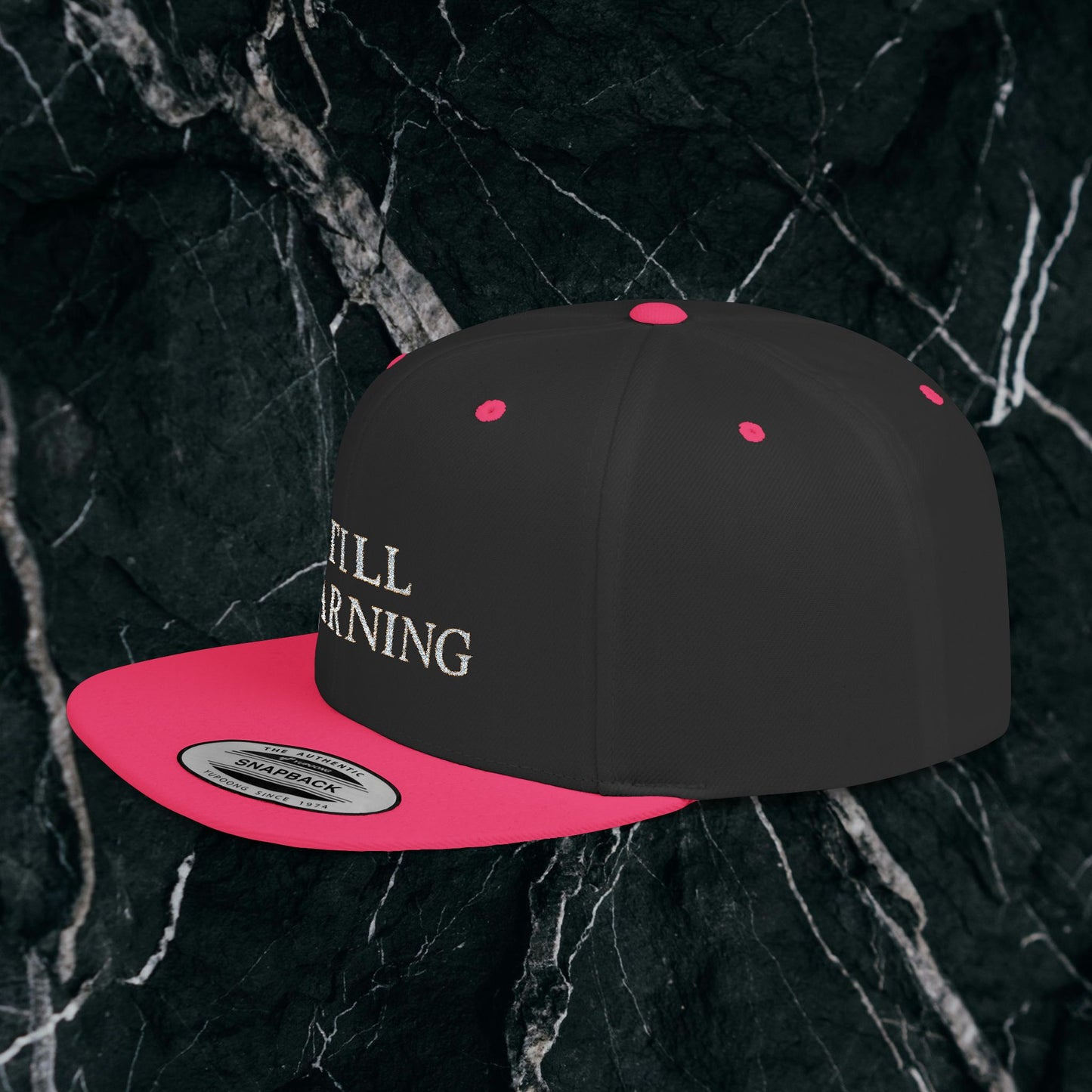 Flat Bill Snapback Hat