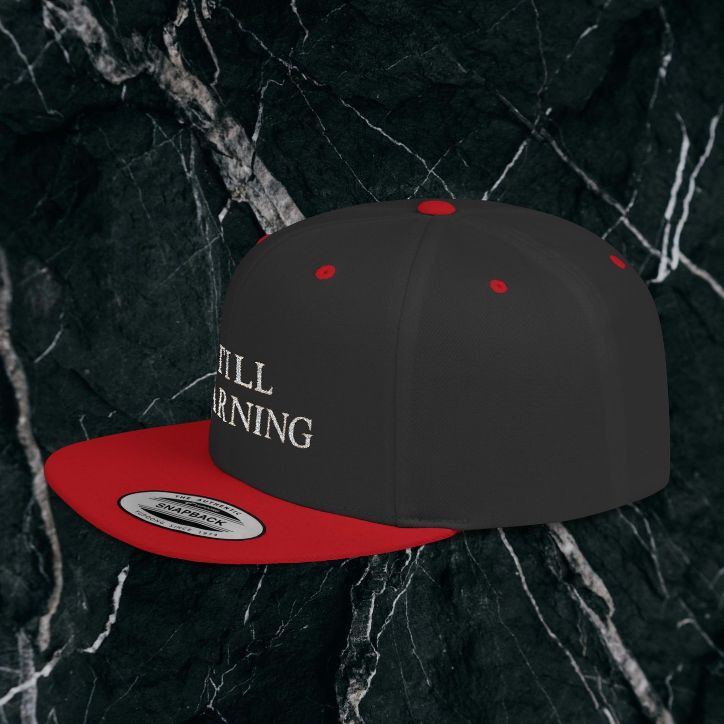 Flat Bill Snapback Hat