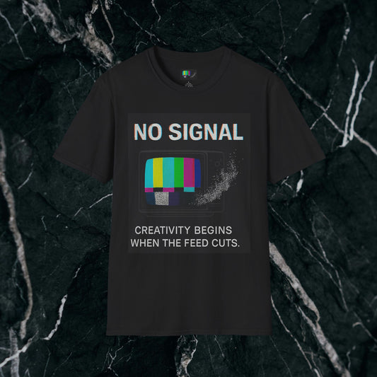 "No Signal" Unisex Softstyle T-Shirt